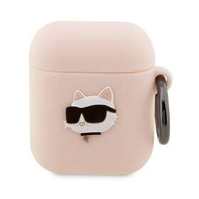 Karl Lagerfeld Airpods Skal Silicone Choupette Head D Rosa Au