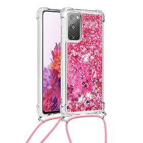 Samsung Galaxy S Fe Skal Flytande Glitter Magenta Hitta B Sta Pris