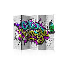 Best Pris P Artgeist Rumsavdelare City Jungle Graffiti Ii X Cm