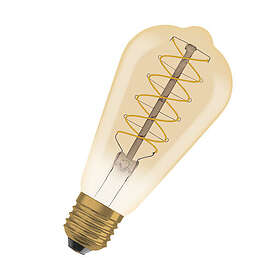 Ledvance 1906 Edison Guld Spiralfil 420lm 4 8W 822 E27 Dim Hitta