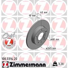 Otto Zimmermann Bromsskiva COAT Z 100 3314 20 Hitta bästa pris på