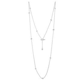 Drakenberg Sj Lin Le Knot Drop Long Halsband Silver J Mf R Pris P