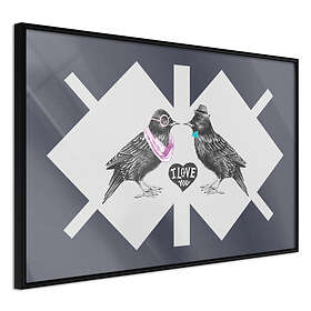 Artgeist Poster Affisch Couple Of Starlings Poster 60x40 A3