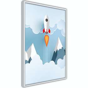 Artgeist Poster Affisch Rocket In The Clouds Poster X A