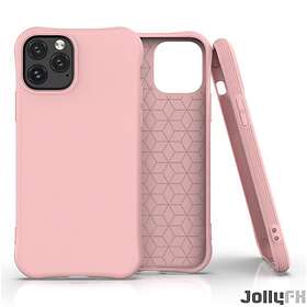 JollyFX Soft Color Case flexibel gelväska för iPhone 11 Pro Max Rosa