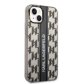 Karl Lagerfeld Iphone Plus Skal Monogram Vertical Stripe Svart