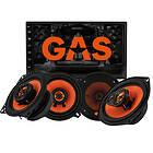 GAS Audio Power GMV651BT & MAD X1-högtalare