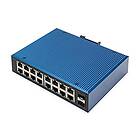 Digitus switch industrial 16 ports unmanaged