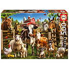 Educa Pussel: Farmyard Buddies 500 Bitar