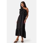 John Zack One Shoulder Ruffle Maxi Dress