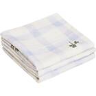 Garbo & Friends Gingham Sorrel Blue Tvättlappar 3-pack, 30x30 cm