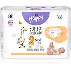 Bella Baby Happy Soft&Delicate Size 2 Mini engångsblöjor 3-6kg 38 st
