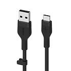 Belkin Silikon Flex USB-A till C 1m