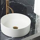 Bathco Dinan Bolleservant Ø38cm Porselen Hvit Matt