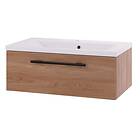 Linn Bad Ingrid D45 Servantskap med 1 Skuff Svart 60cm