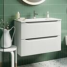 Linn Bad Mari Smal D35cm Servantskap Svart Matt 60cm