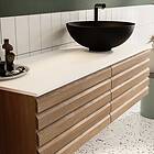 Linn Bad Selma Eikestav Heltre D45cm Servantskap Mørk eik 80cm Senter