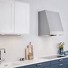 Røroshetta Stil Sense Ventilator Vegghengt 60cm Børstet Stål Sentralventilasjon