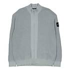 Calvin Klein Core Badge Sweater Zip Through Pff-slate (Herr)