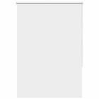 vidaXL Rullgardin mörkläggning vit 95x130 cm tyg bredd 90,7 cm