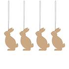 Cooee Design Easter Hare Deco 4-pack