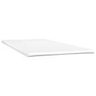 vidaXL Ramsäng med madrass mörkbrun 90x200 cm tyg