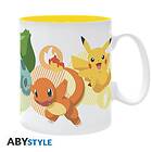 Abysse Pokemon Pikachu And Starters Mug 460ml