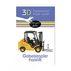 3D papperspussel, Gaffeltruck