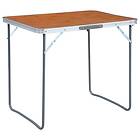 vidaXL Sammenleggbart campingbord aluminium 80x60cm