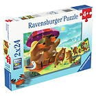 Ravensburger Pussel Bear Family Vacations 2x24 Pieces