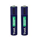 Trust 2 x AAA USB-C Rechargeable 500 mAh