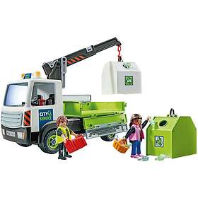 Playmobil City Action 71431 Glass Recycling Truck with Container