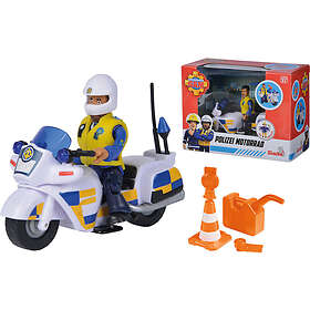 Brandman Sam Polismotorcykel Med Figur