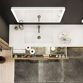 Dansani Minore Servant pa mål D45,5 Hvit Matt 60-79cm