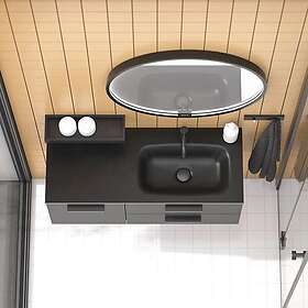 Dansani Calidris Form Servant Måltilpasset B60-232xh1xd40cm Lys grå Matt 80cm