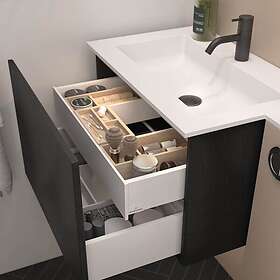 Dansani Calidris Shape Kompositt Servant B60-139xh1xd40cm Hvit Matt 60cm