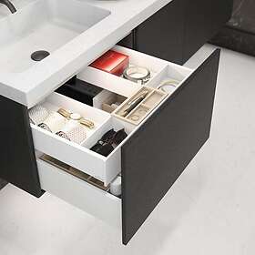 Dansani Calidris Glatt Servantskap 1 Skuff D50cm Eik Noir 60cm