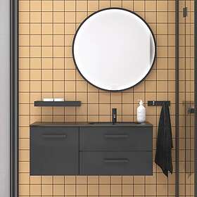 Dansani Calidris Glatt Servantskap 2 Skuff D40cm Lys eik 100cm