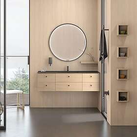 Dansani Calidris Glatt Skap 2 Skuff D50cm Eik Noir 100cm