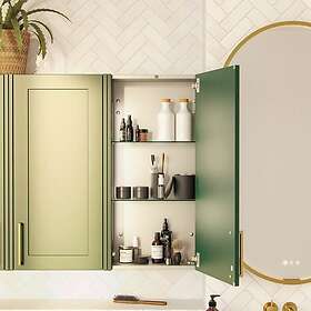 Dansani You Ramme Overskap 1 dør Brun eik NCS Farge Høyre Hengslet