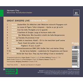 Hermann Prey, Wolfgang Sawallisch, Irving Berlin Great Singers Live CD