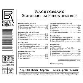 Huber, Sprau Nachtgesang CD