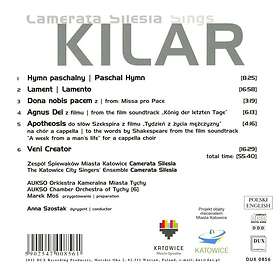 Anna Szostak Camerata Silesia Sings Kilar CD