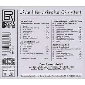 Das Rennquintett Literary Quintet: Music For Trumpet,horn,tromboe CD