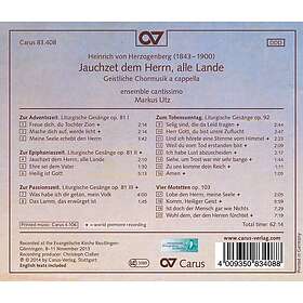 Herzogenberg Jauchzet Dem Herrn CD