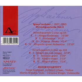 Rodin Quartet String Quartets Vol 3 CD