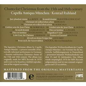 Agricola, Galliculus, Capella Antiqua Munchen Chants For Christmas CD