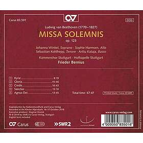 Winkel, Bernius Missa Solemnis 123 CD