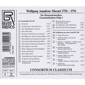 Consortium Classicum Harmoniemusiken Zauberflote CD