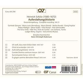 Schuetz Resurrection CD